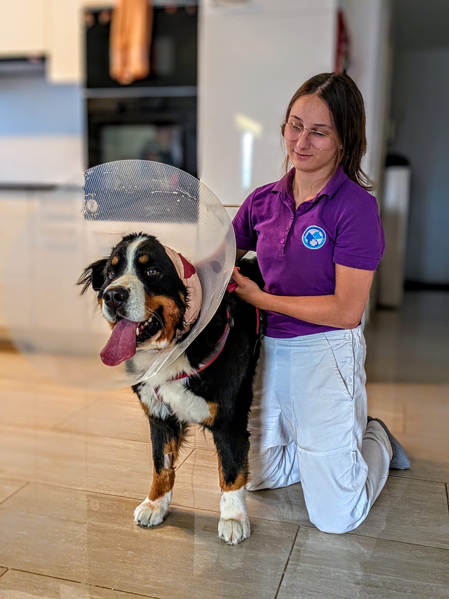 Out apprentice Leona by home visit